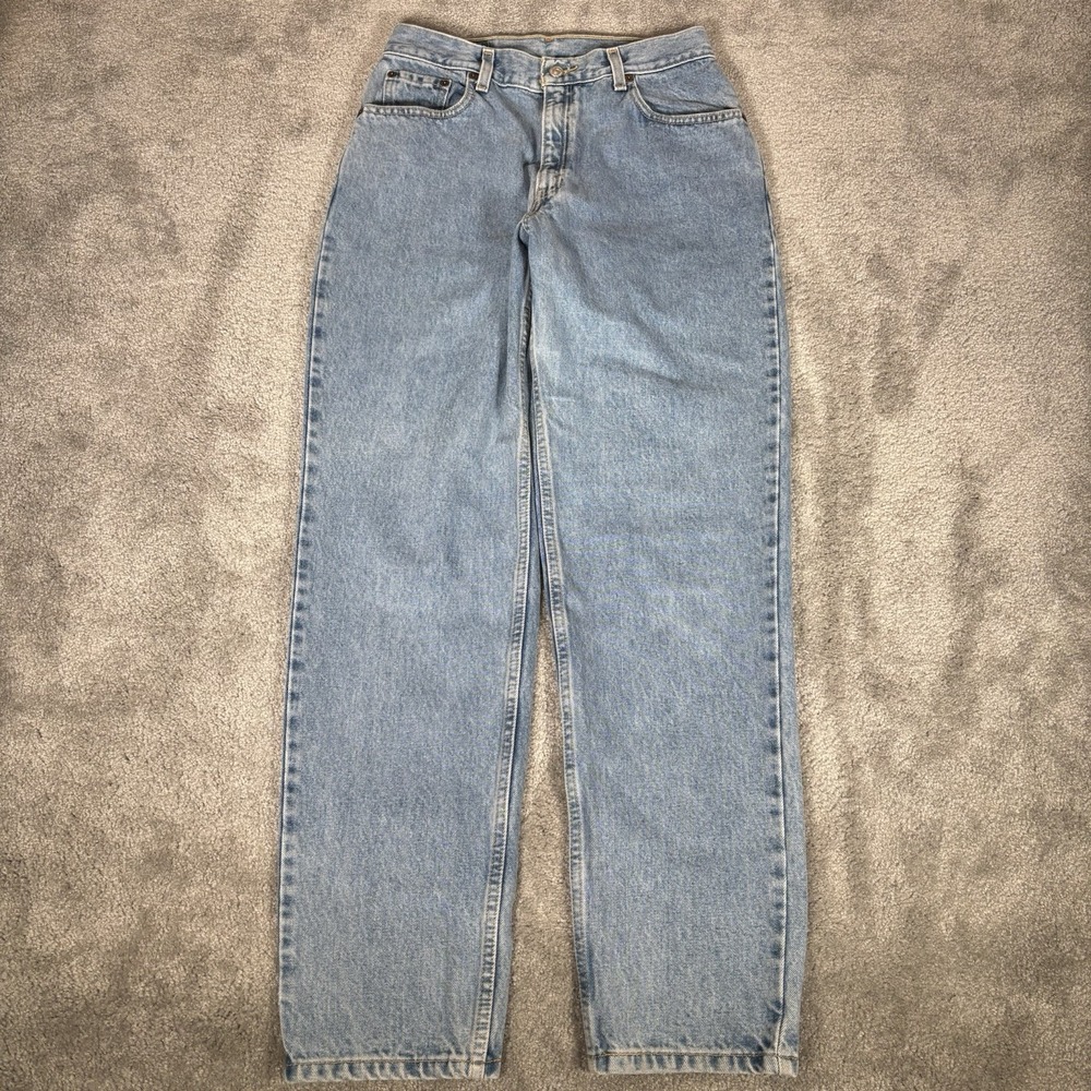 Vintage Levis 550 Jeans Womens 10 Relaxed Tapered Light Blue Denim Cotton Mom